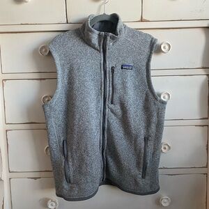 Patagonia Men’s Heather Gray Fleece Vest